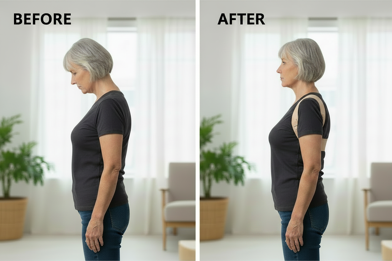 Maximum Shoulder Hunch Before and After